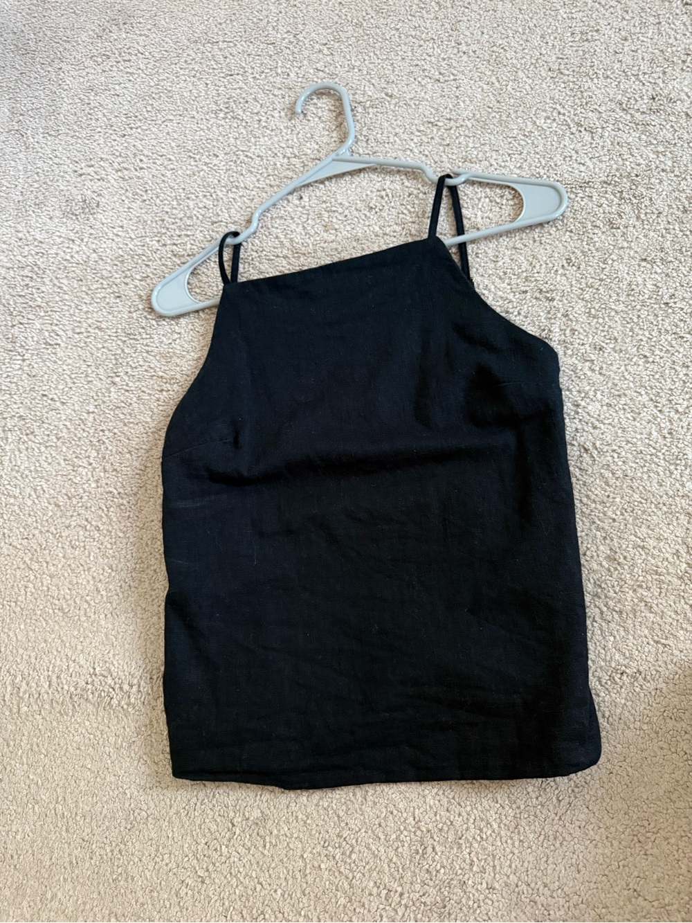 Abercrombie & Fitch Black Strappy Square-Neck Cami